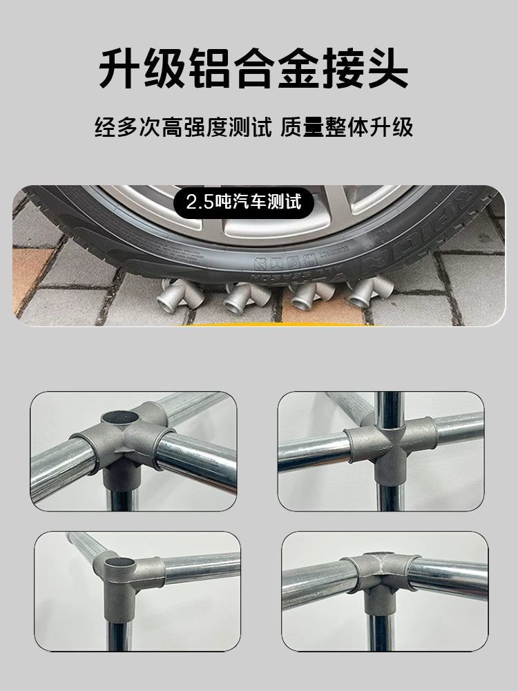 Простой гардероб бытовой спальни ткани шкаф стальной трубы толстый, прочный прочный и прочный стальной каркас