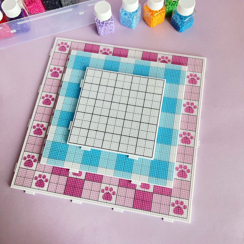 104-Pin Extended Bead Board 2.6mm Large Handmade Bead Mat Board, Heat-Resistant, Non-Deformable, and Can Be Spliced
