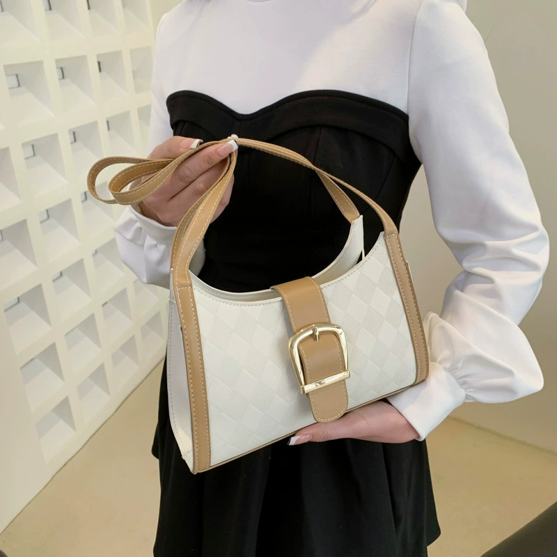 (Cross-border trading), small design one-shoulder bag with diamond pattern, 2023 collection