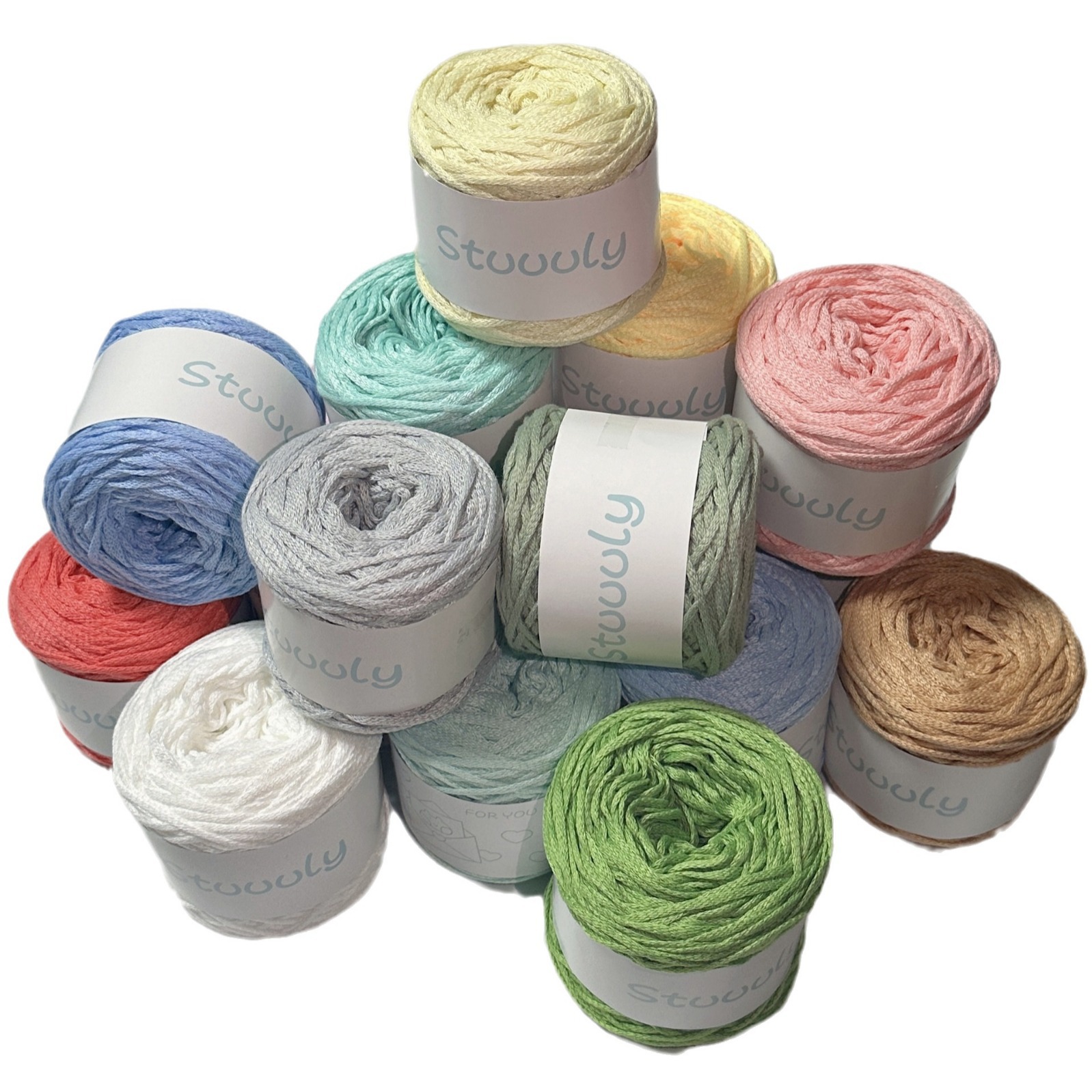 3mm Hollow Cotton Thread Hemp Thread Round Strand Yarn Korean Hand-knitted Crochet diy Material Cotton Rope Manufacturer Wholesale