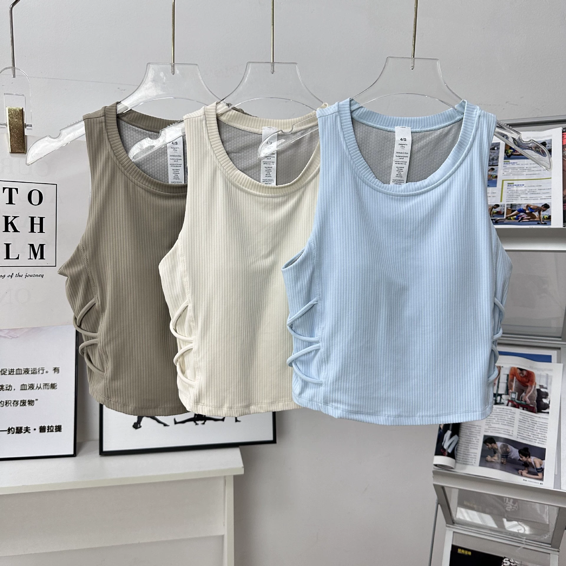 Жилет для йоги, верхняя одежда, бюстгальтер для фитнеса, топ, женский новый летний спортивный бюстгальтер высокой интенсивности, женский противоударный бюстгальтер для бега с эффектом пуш-ап