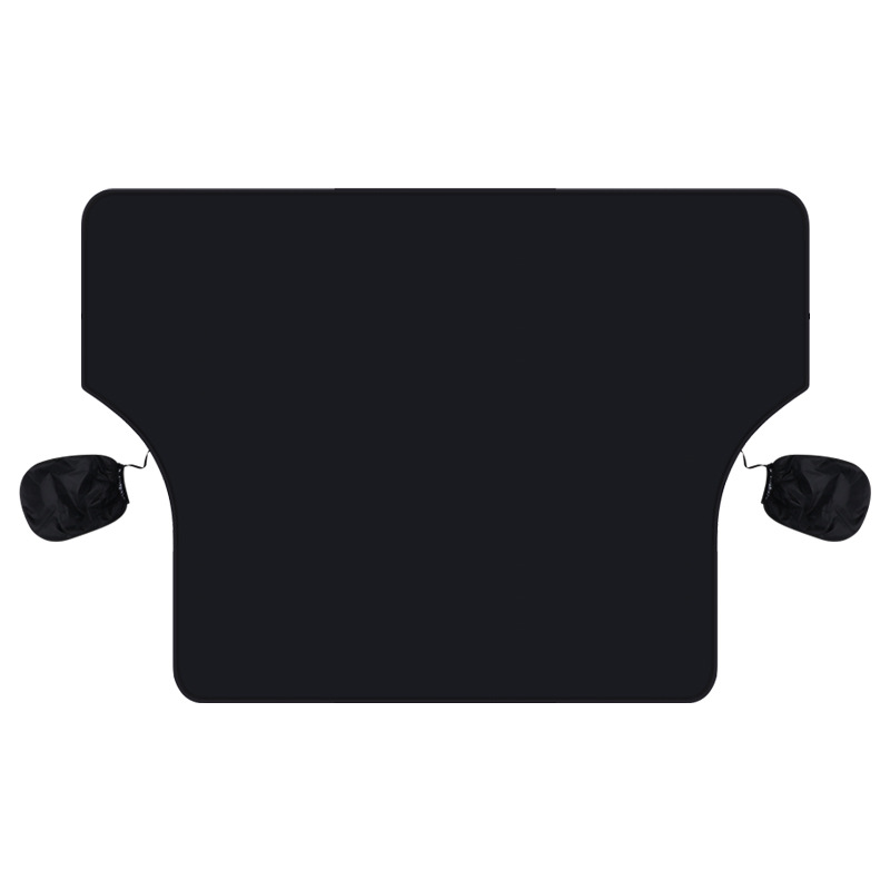 Paño recubierto de plata impermeable coche nieve escudo cuatro estaciones universal plata cinta coche nieve escudo sol escudo protección media cubierta coche ropa