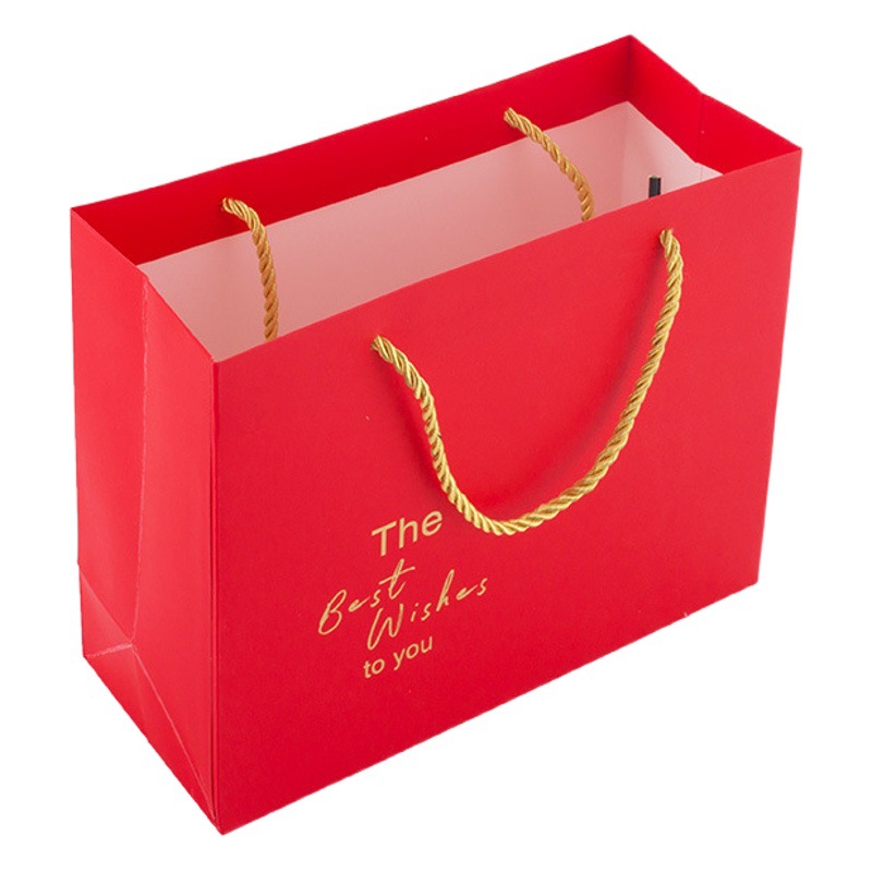 Bolsa de regalo de Año Nuevo Festival de Primavera bolso Rojo Bolsa de papel bolsa de regalo del Día de Año Nuevo caja de regalo Lucky Bag