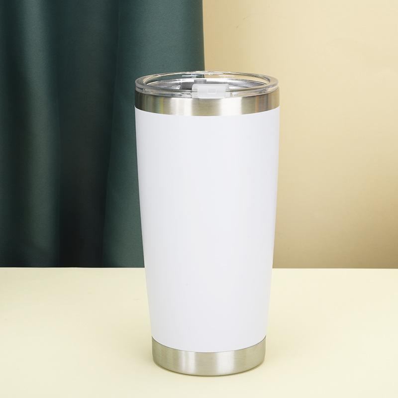 Comercio exterior de gran capacidad taza de helado cerveza taza de café de acero inoxidable doble 20oz taza de coche 304 taza de agua del coche