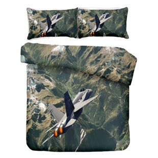 3D Fighter cross-border three-piece bedding foreign trade Home Textile quilt cover four-piece Amazon children's bedding
