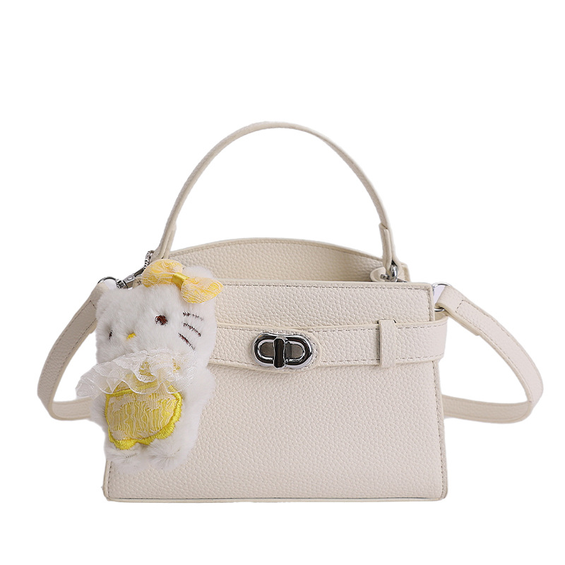 Textura de alta calidad nicho bolso de mano pequeño bolso de mujer nuevo ligeramente lujoso estampado lichi bolso Kylie bolso de mochila de estilo exterior
