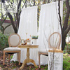 Curtain, white colored cloth, wholesale, french style