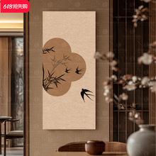 照片墙diy装饰毛毡板墙贴书法毛笔字帖中国风绘画作品展示板新中
