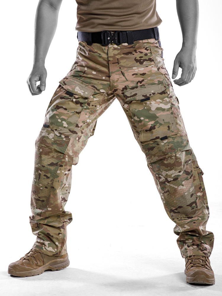 Tactics camouflage men's demi-season travel universal trousers