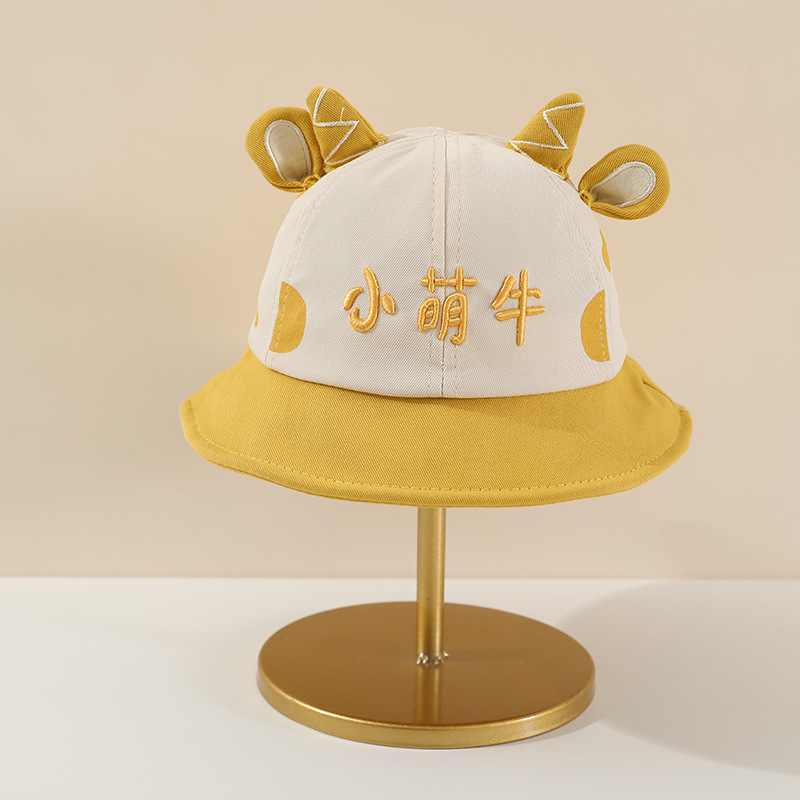 Sombreros para niños primavera y otoño delgados lindos super grandes bisel sombrero de pescador de protección solar para hombres y mujeres bebés viajan sombrero de verano