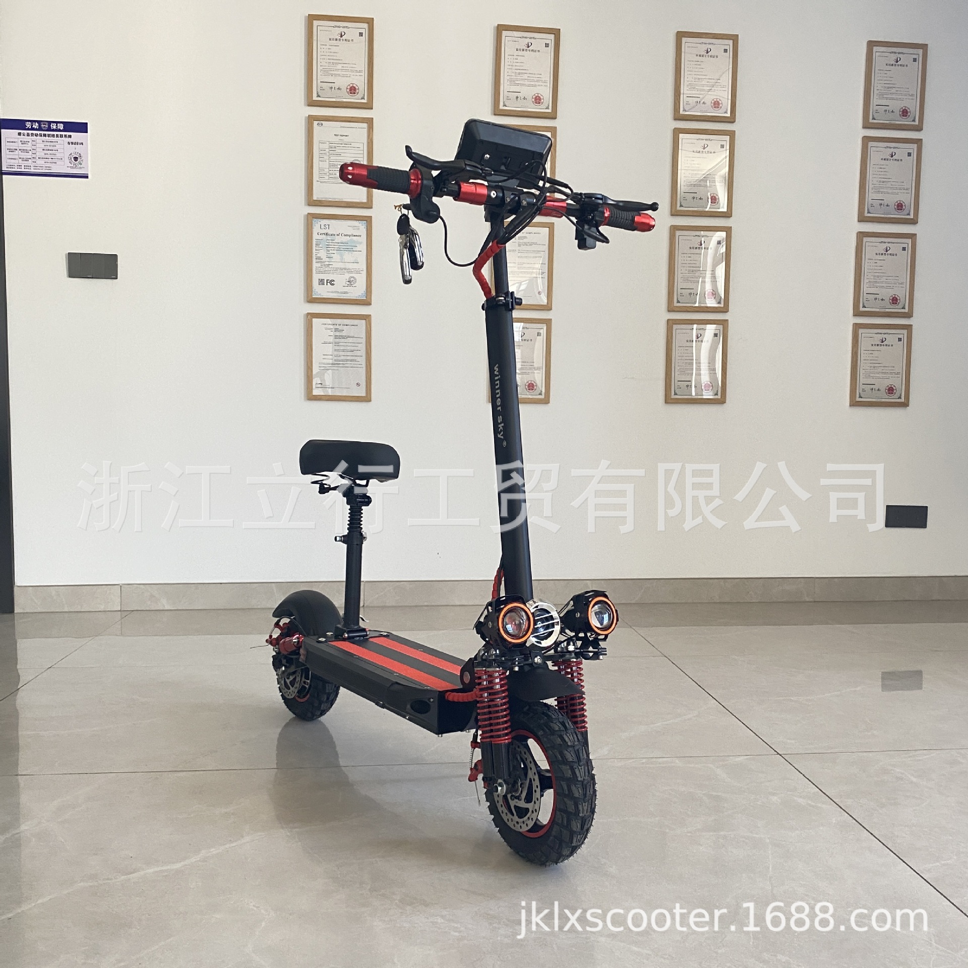 Lx-K2Pro 11inch Electric Scooter 48V Aluminum Alloy Electric Vehicle Foldableing Portable Dual Drive Off-Road