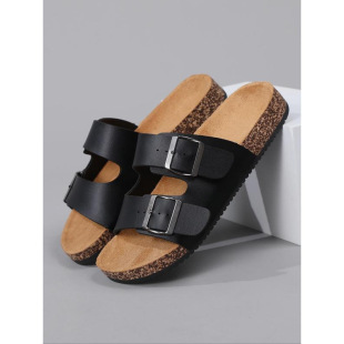 W 24078 Thick sole cork men beach sandals ���ܛľ��ʿɳ����