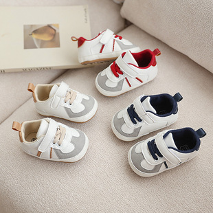 New Baby Toddler Shoes 0-1 Years Old Baby Shoes Spring & Fall Non-Slip Casual Sports Shoes Newborn Shoes Anti-Falling Shoes