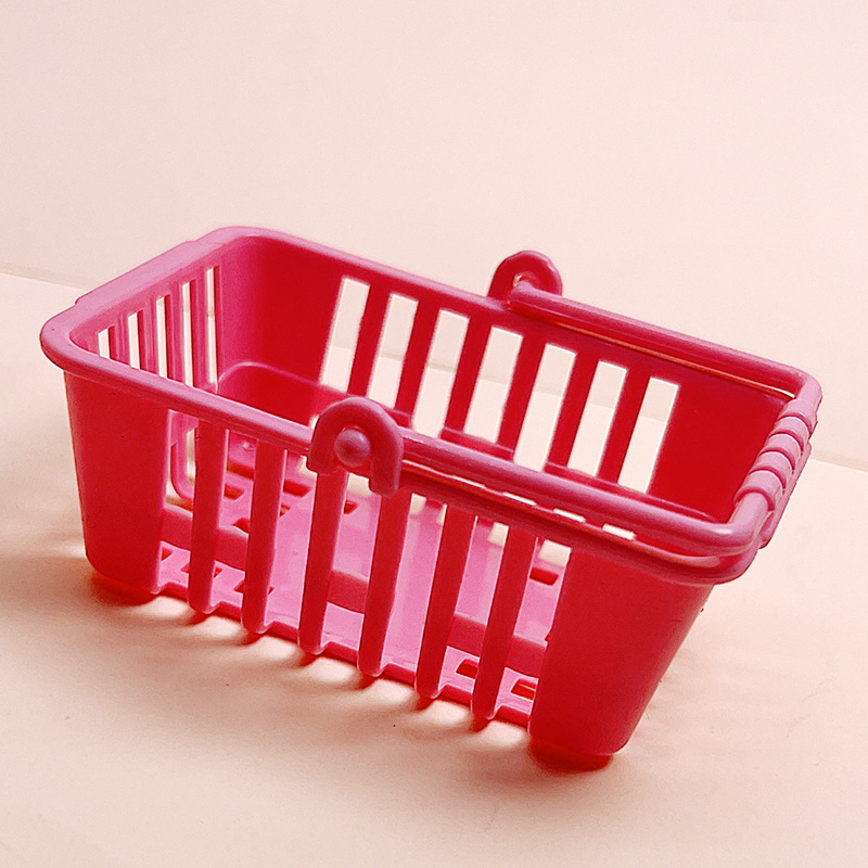 Juego de comida en miniatura, estante para pan de simulación, mini carrito de compras, carrito pequeño, juego para niños, juguete, decoración de bricolaje