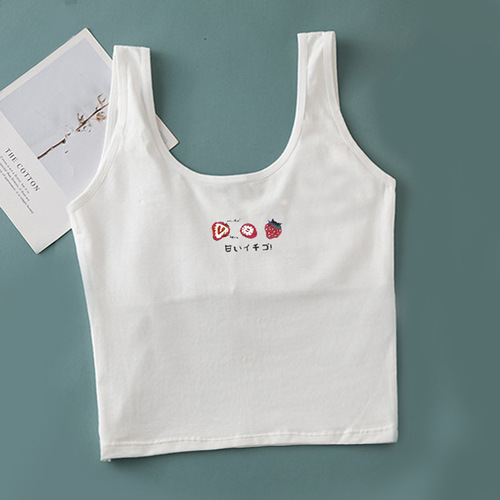 Girls' underwear development period girls 7-9-12 years old children's anti-bulge vest 15 junior high school growth bra