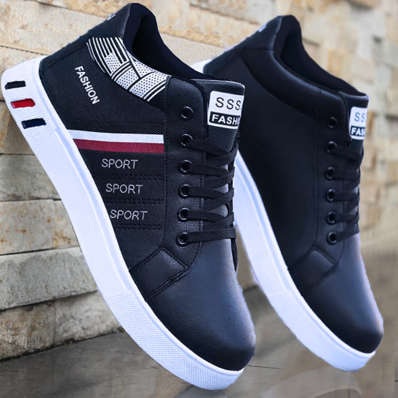 Zapatos de hombre transfronterizos nuevos zapatos blancos de verano de estilo coreano zapatos de tabla de nivel medio de tendencia juvenil zapatos de moda de deportes de ocio para hombres