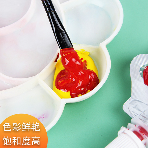 Meibang 100ml acrylic paint bag refill children's acrylic hand-painted diy graffiti painting waterproof dye
