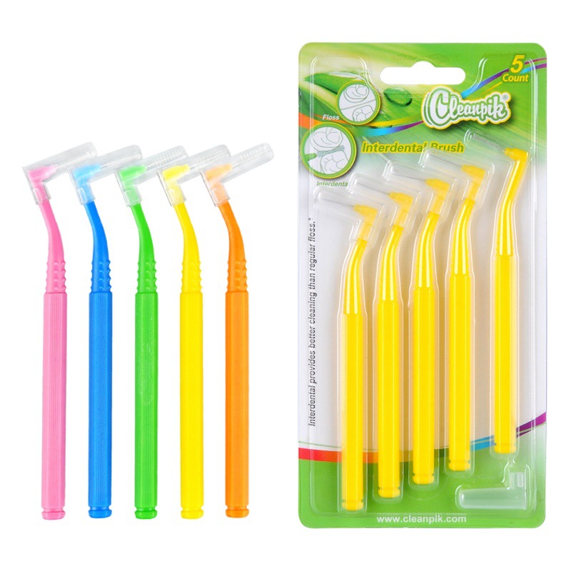 Cepillo Interdental Tipo L para Limpieza Interdental para Adultos