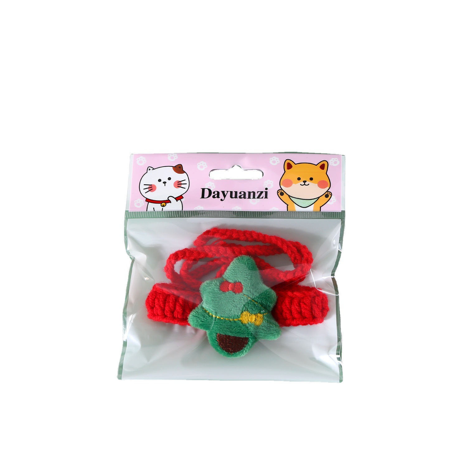 2023 lana de punto de Navidad bufandas mascotas perros gatos dibujos animados bufandas collares bufandas de Santa Claus
