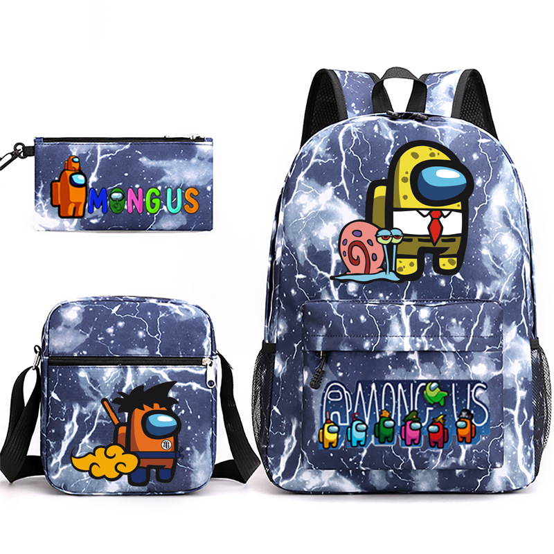 Entre nosotros tres piezas mochila Juego periférico anime a lo largo de nosotros