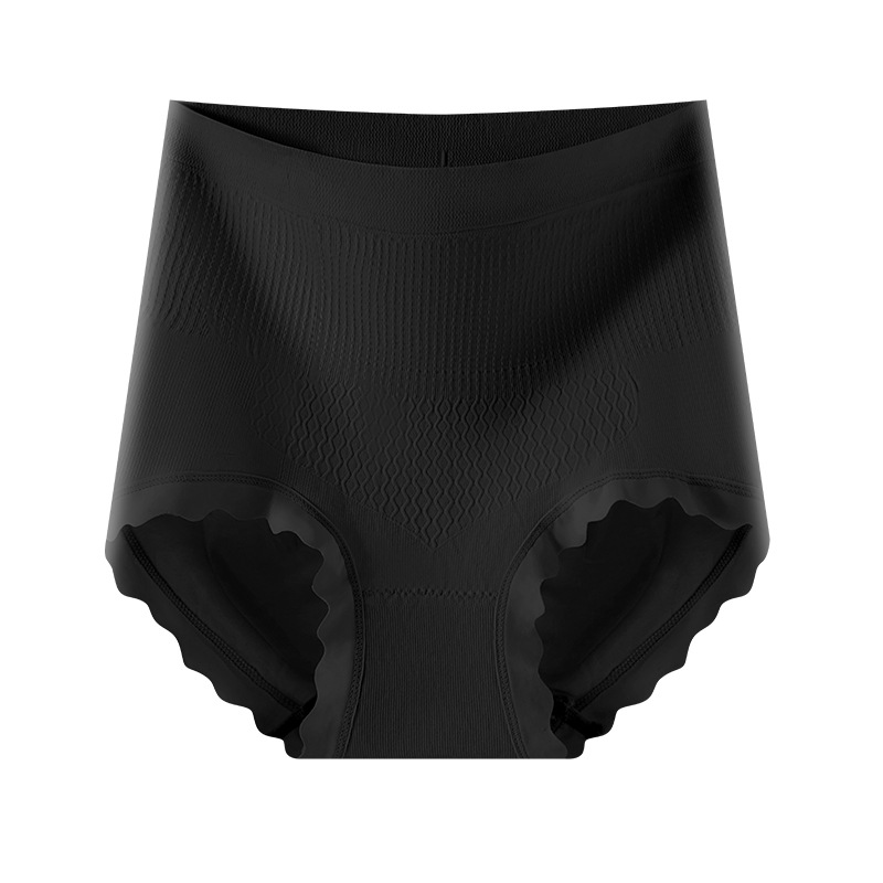 Bragas de cintura alta para mujer entrepierna de algodón puro 10A entrepierna antibacteriana talla grande barriga pantalones cortos de barriga calzoncillos para mujer