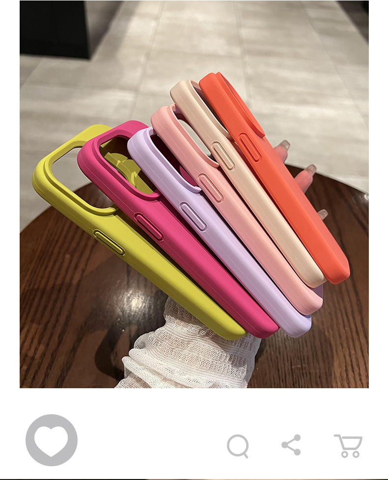 Ốp lưng silicon lỏng iPhone 14 Pro Max chống rơi, bảo vệ toàn diện — [Vàng cam] Silicone lỏng tinh khiết có lỗ lớn, [Dark Night Green] Silicone lỏng tinh khiết có lỗ lớn, [Pitaya Purple] Silicone lỏng màu đặc có lỗ lớn, [Tử Đinh Hương] Silicone lỏng tinh khiết có lỗ lớn chi tiết 11