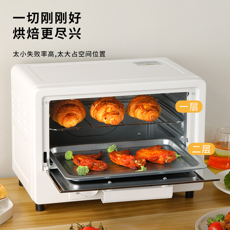 Household Electric Oven Multifunctional Baking Temperature Control Appointment Timing 12 Liter Net Red Mini Oven Electric Oven Wholesale