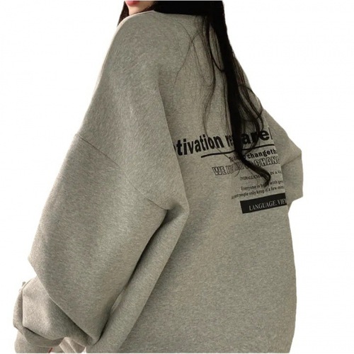 clothing4-color women's American style women's spring autumn winter oversize large size loose fashion sweatshirt