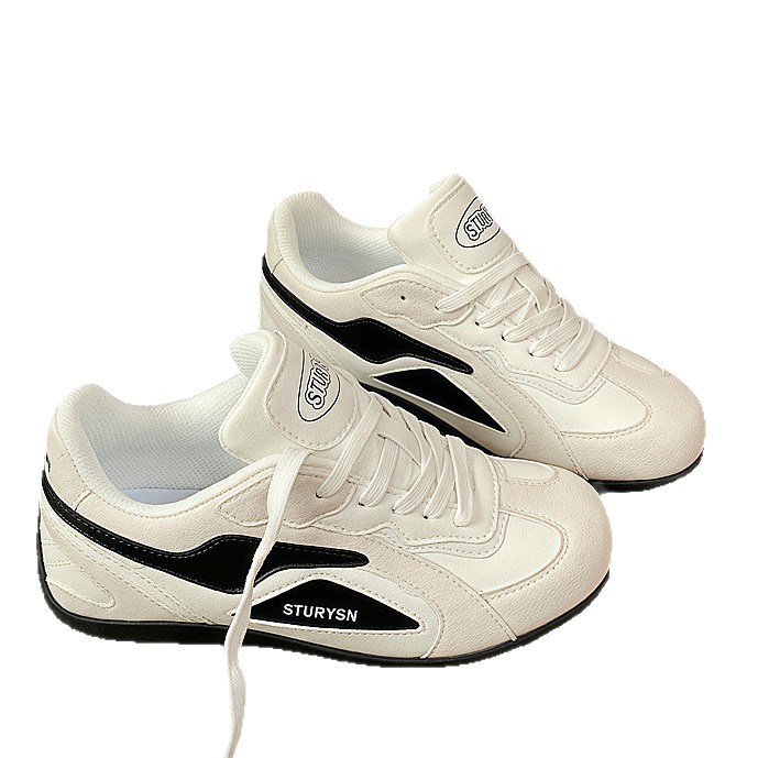 La versión coreana de los estudiantes Xia Meimei, tendencia transpirable, cómodos zapatos casuales de entrenamiento alemán, zapatos de deporte de pareja americana para hombres y mujeres en la calle image 6