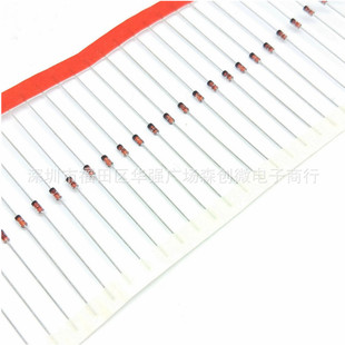 In-line switching rectifier diode 1N4148 IN4148 DO-35 glass tube braid glass diode