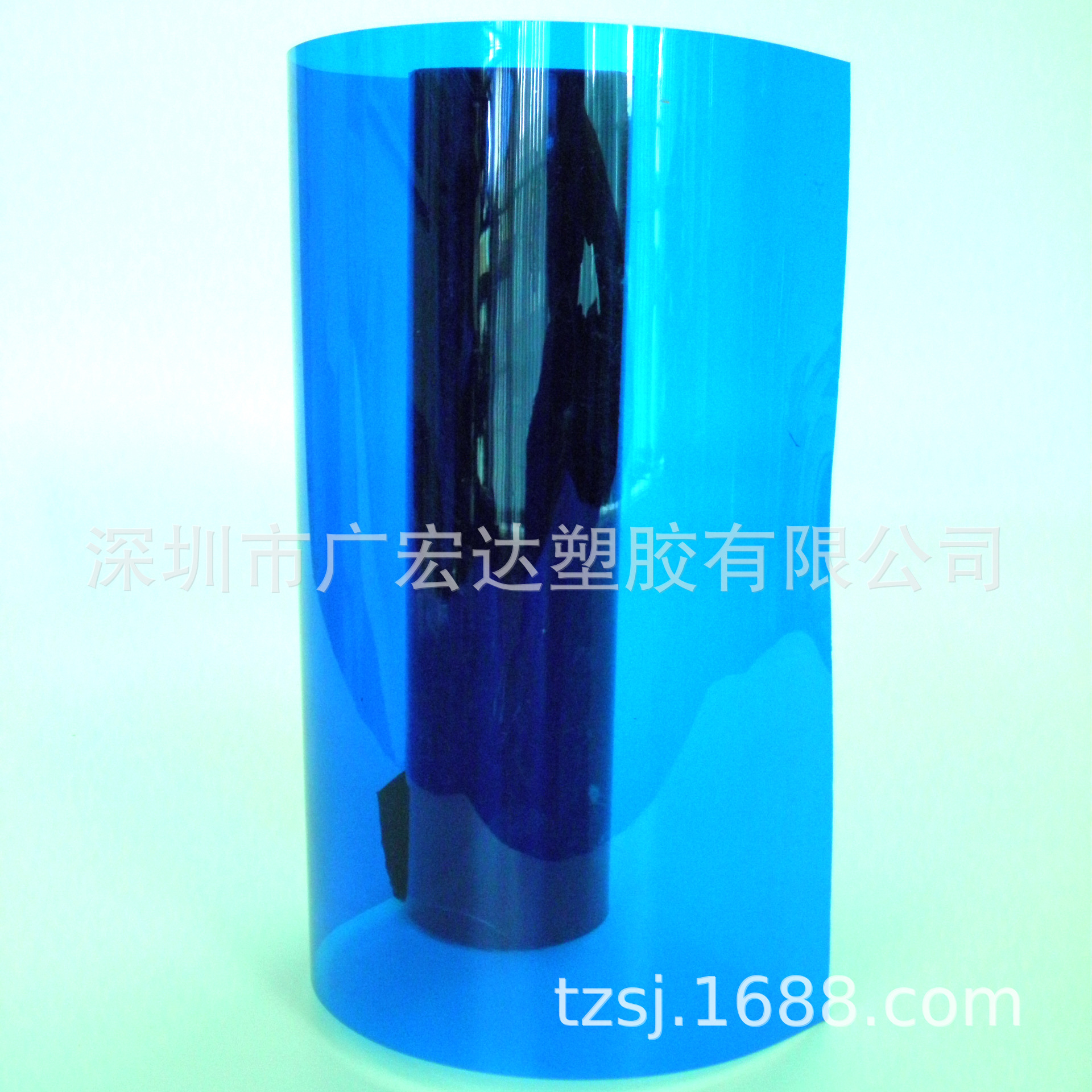 厂家直供透明蓝色抗静电PVC胶片磨砂黑白色PP阻燃吸塑胶片PET片材