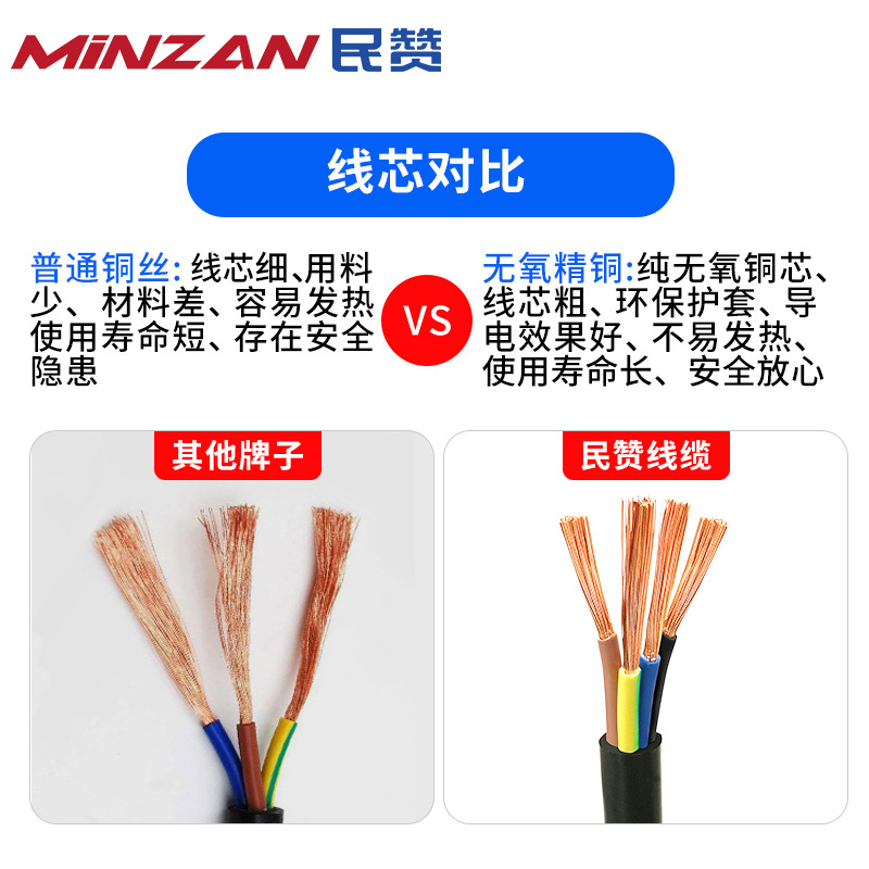 National Standard AVVR2/3/4/5/6/7/8/10/12/16-core 0.2 square 0.3 access control signal control power cord