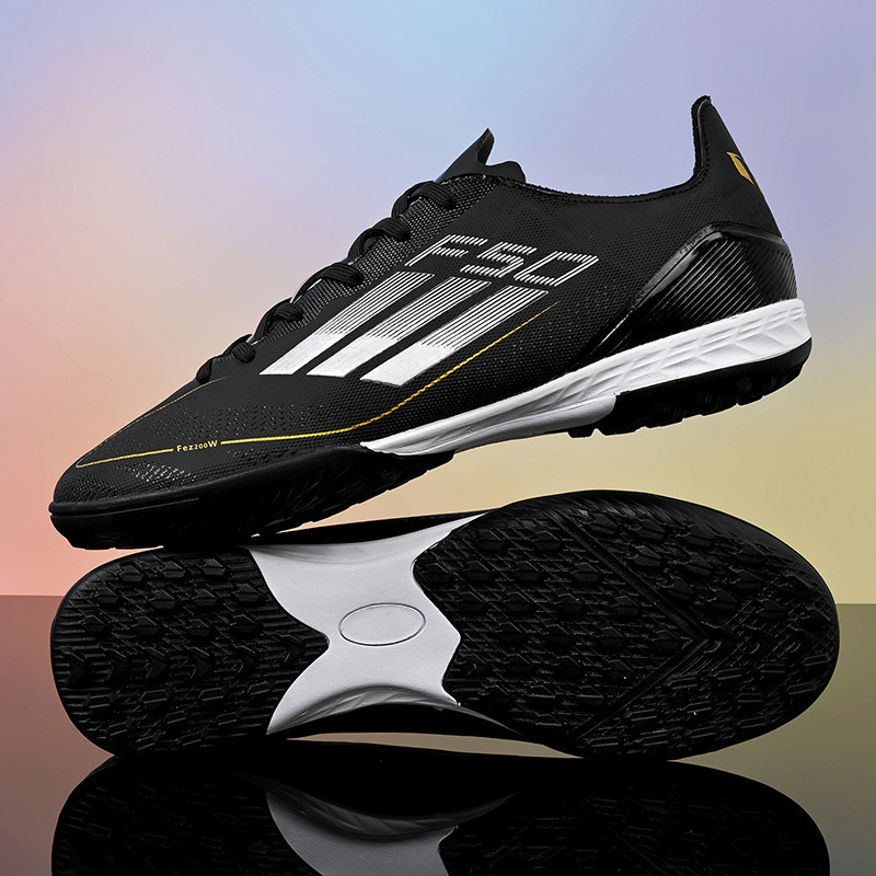 Zapatos de Fútbol de Caña Baja para Entrenamiento, Caucho y PVC, Antideslizante, para Césped Natural y Artificial