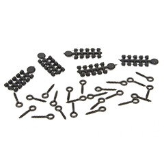 Cross-border European carp fishing accessories set, anti-bottom Ronnie fishing set, fish hook retaining beads, bulk accessories wholesale