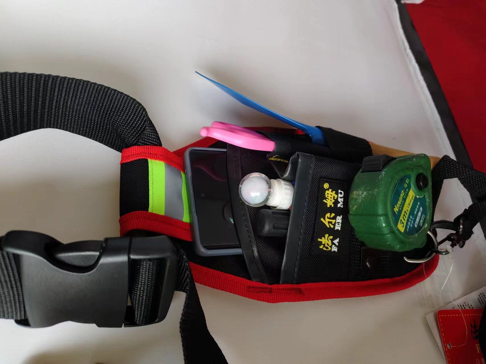 Kit de suministro de fábrica nuevo Oxford lienzo cintura bolsa escalada pequeña cintura bolsa nueva bolsa de herramientas electricista con bolsillo con cremallera