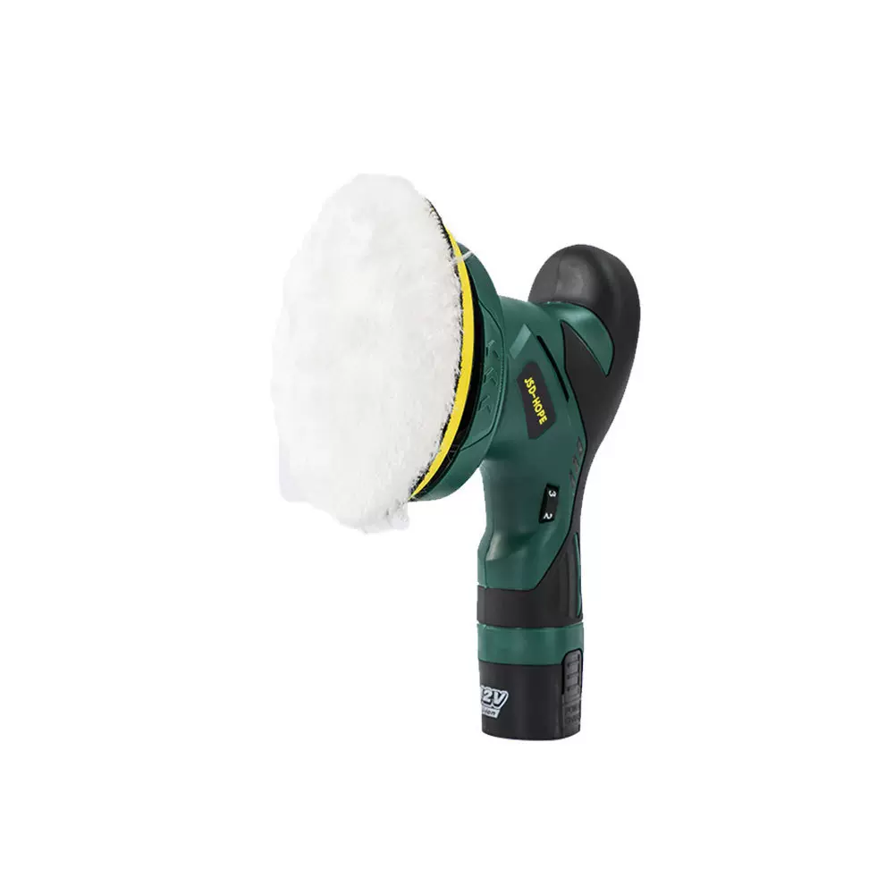 汽车抛光打蜡机车用美容用品清洁抛光打蜡机12V带两片棉 车载抛光