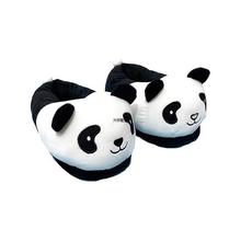 拖鞋批发卡通情侣可爱熊猫室内子拖鞋冬季厂家保暖月北极熊毛绒