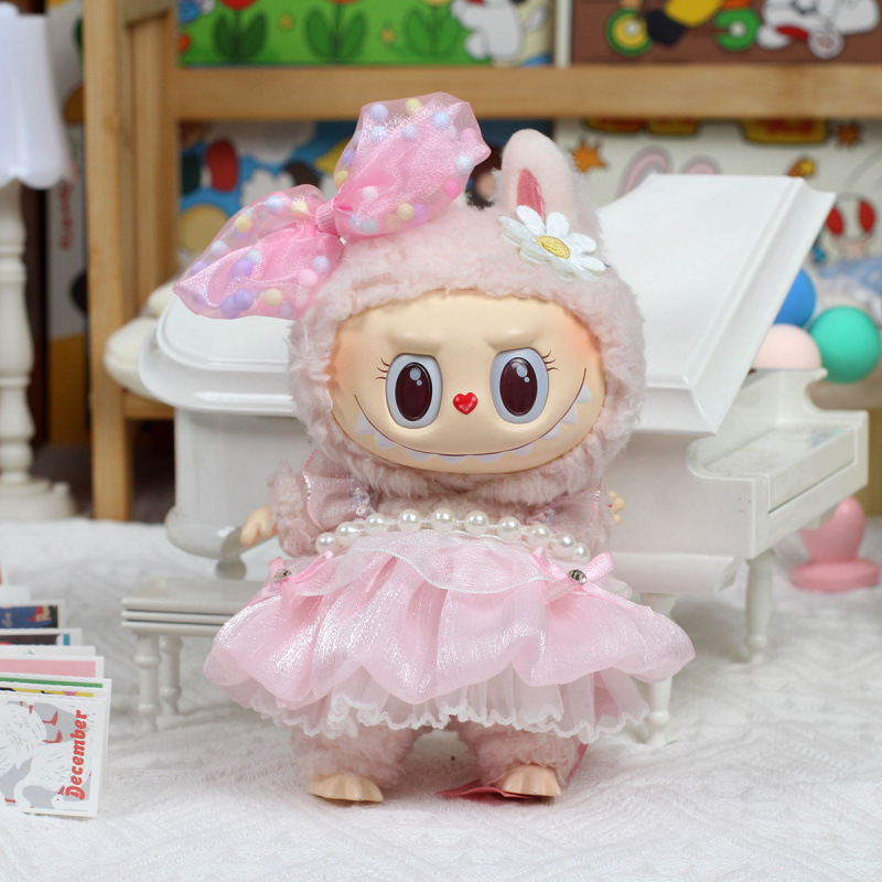 洋服のみ】ラブブベビー服 17cm ラブブ服世代 新作ベビー服コレクション ハートビートマカロン|undefined
