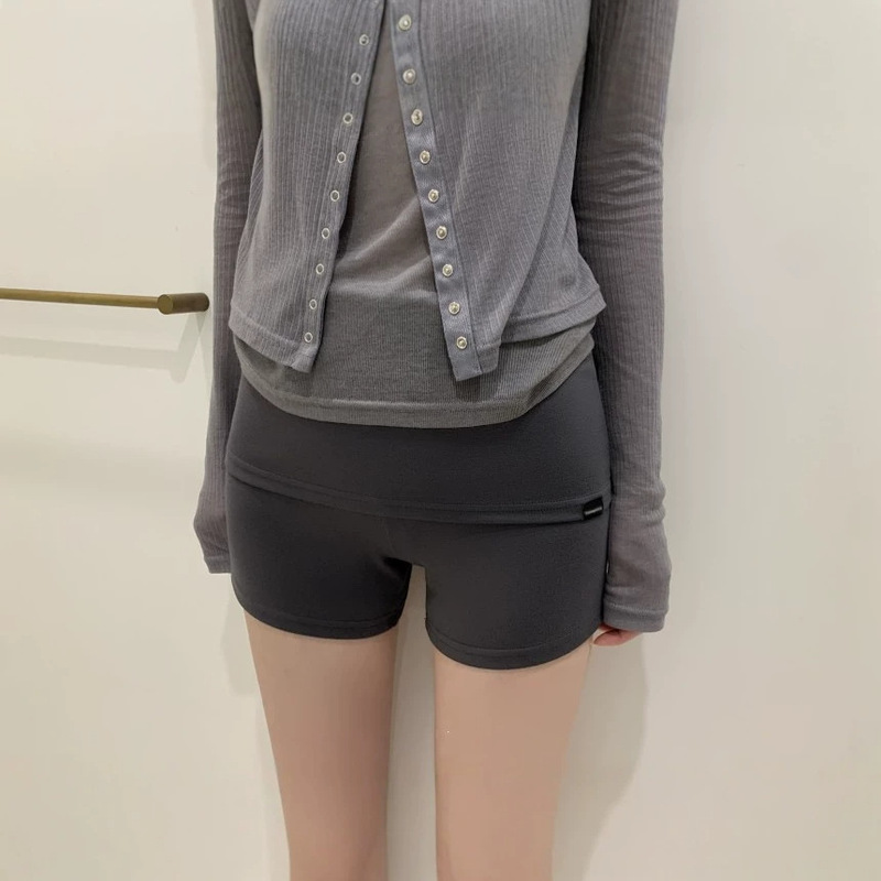 Cross-Border 2026 Summer Korean Ins Versatile Everyday Slim-Fit Elastic Bodycon Short Skirt Leggings Sports Pants Cross-Border 2026 Summer Korean Ins Versatile Everyday Slim-Fit Elastic Bodycon Short Skirt Leggings Sports Pants