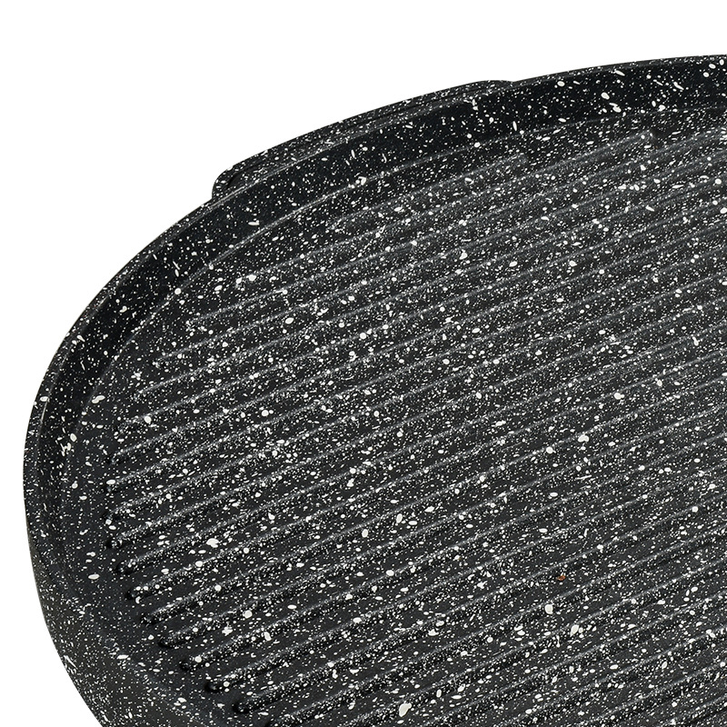 Comercio exterior orden Original acampar al aire libre bandeja de hornear hogar bandeja de barbacoa redonda transfronteriza de doble cara 28/32/36cm