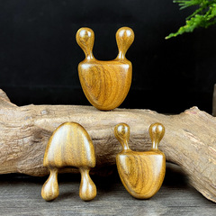 檀木刮鼻器按摩鼻部眼部下顎耳部圓頭加厚家用辦公旅行休閒小禮品