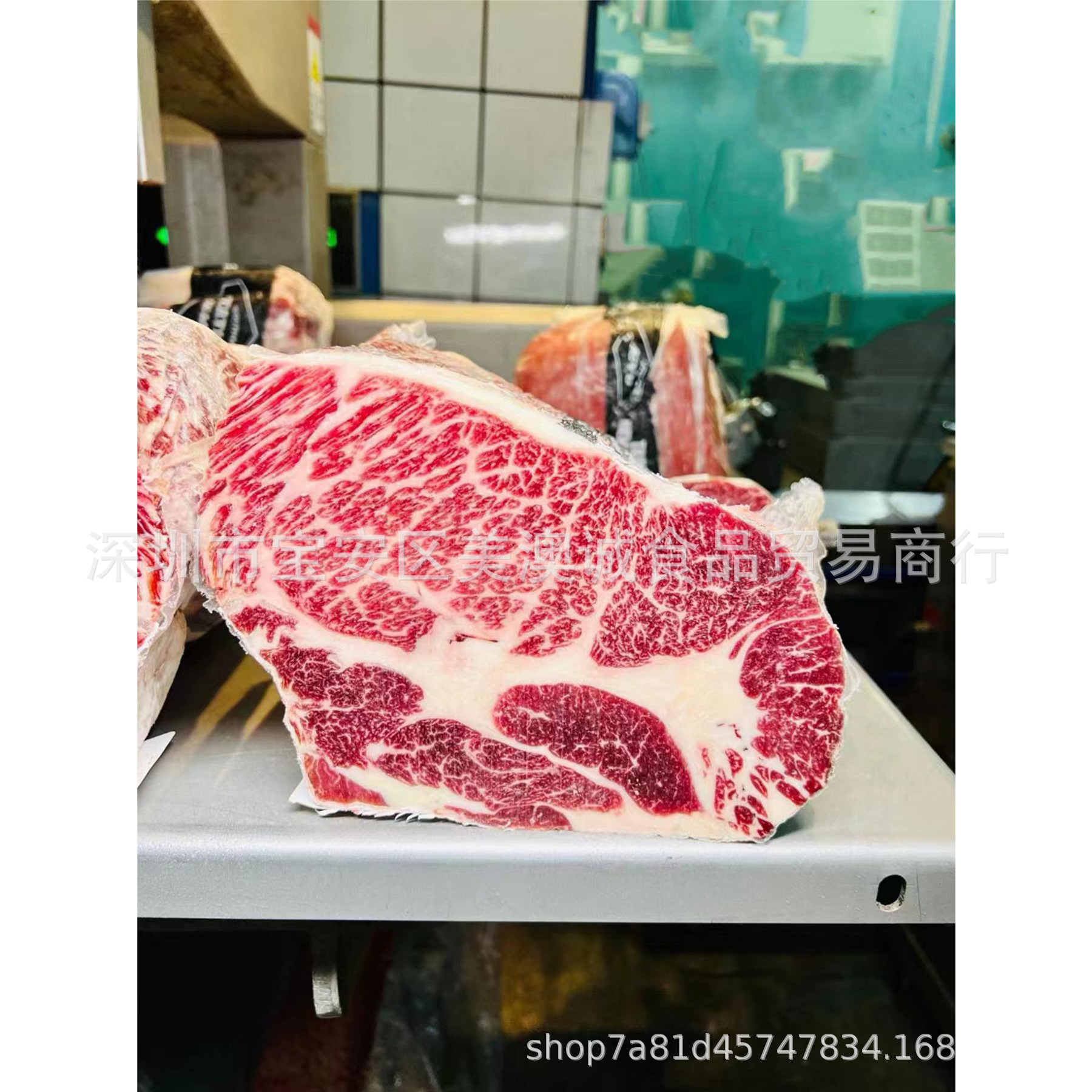 新西兰78厂原切谷饲上脑心牛排 和牛烤肉薄切火锅片雪花谷饲牛肉