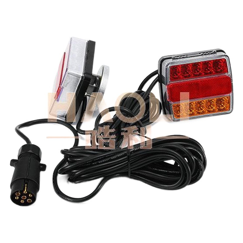 EBay Amazon 16led doble color con imán luz trasera kit rojo y amarillo pantalla transfronteriza HL-I-004 Reino Unido