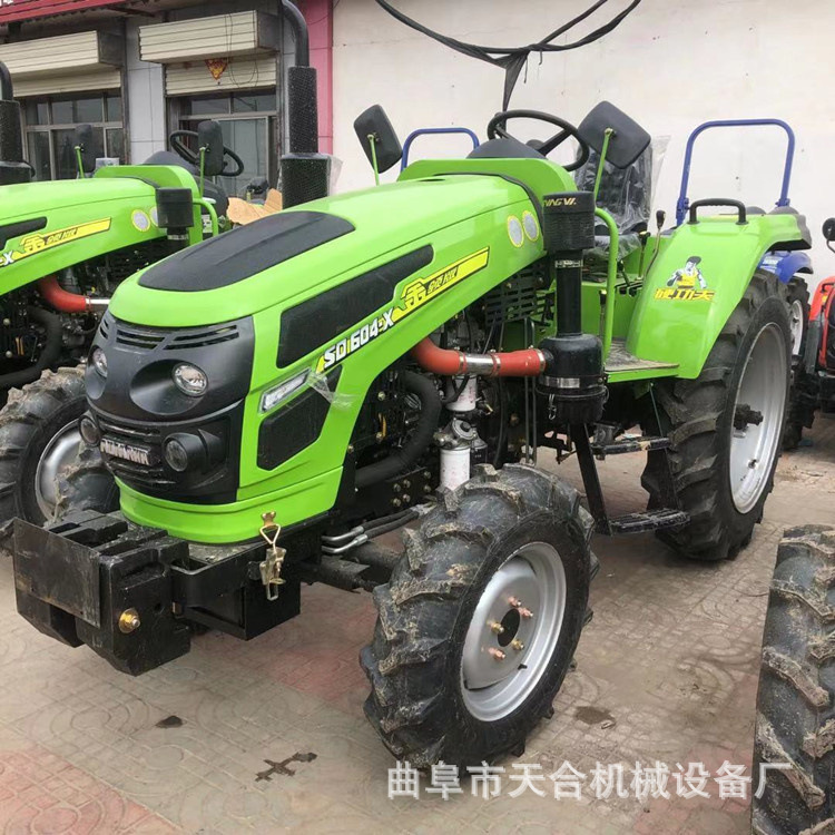 新款补后萨丁604拖拉机 水旱田两用犁地机 带增压农用四驱耕整机