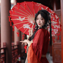 花瓣流苏伞走秀旗袍摄影舞蹈油纸伞汉服道具古代古装伞演出伞