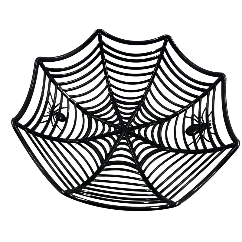 ハロウィーンクリエイティブスパイダーテーマ果物皿クモ要素デザイン果物バスケットキャンディーバスケット配置道具バスケット|undefined