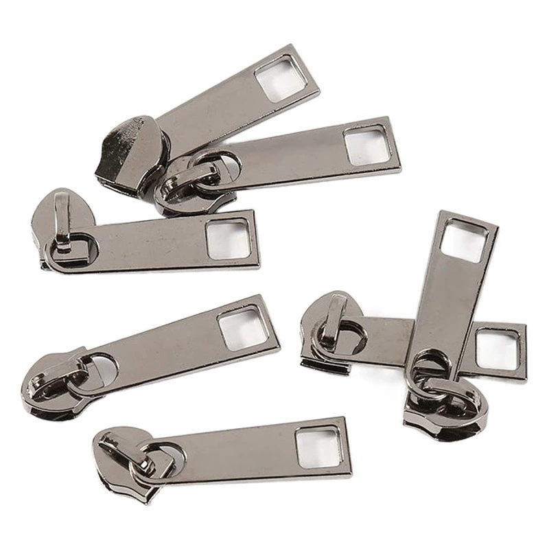 Фабрика № 5 нейлоновая молния голова багажная Одежда металлическая молния тянуть аксессуары молния голова на складе оптом