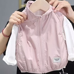 Children's Casual Three-proof Vest Baby's Spring and Autumn Children's Labeling Children's Wear New Sleeveless Top Vest Fashion Vest