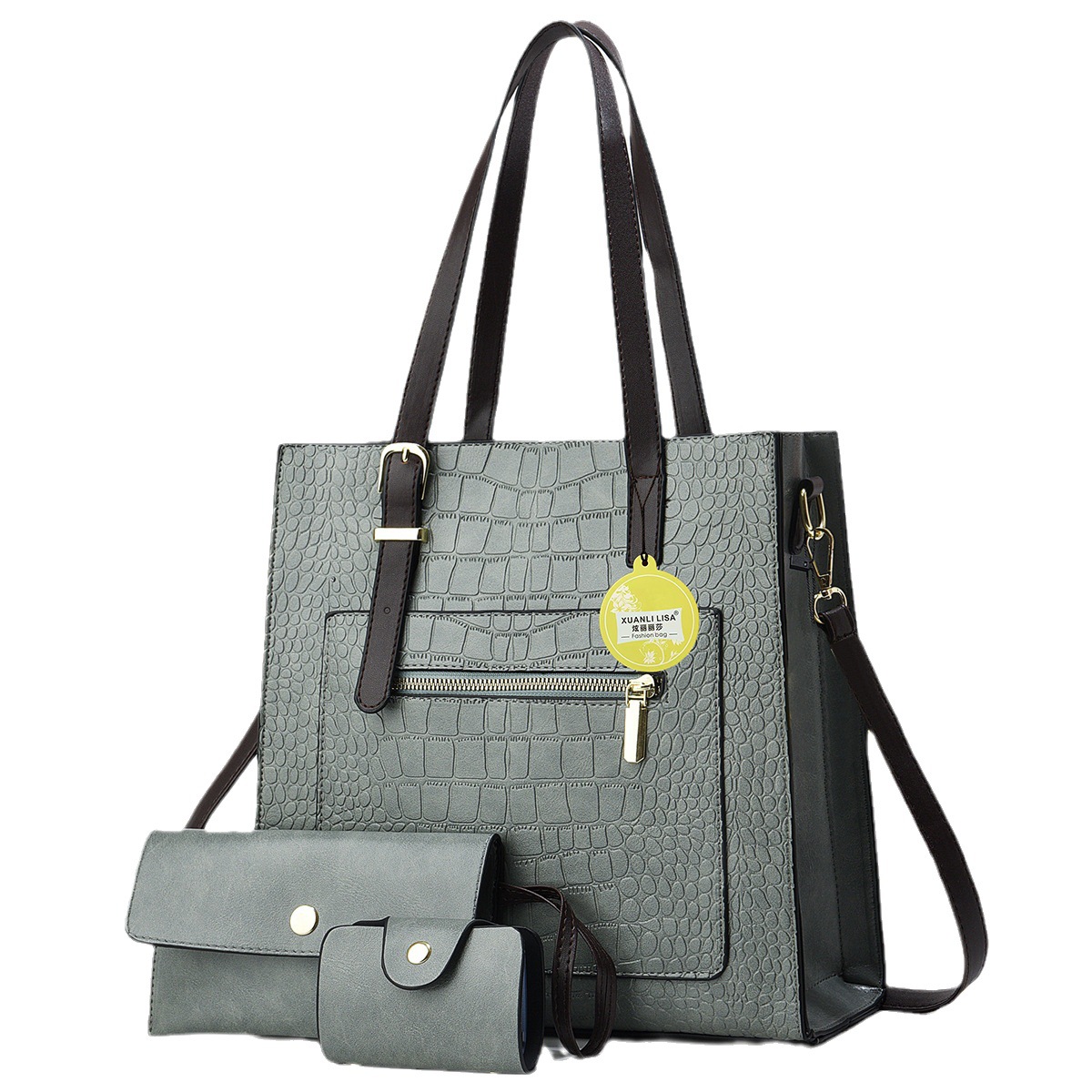 Nuevo patrón de piedra bolso de mujer textura bolso de mano gran capacidad bolso de hombro de calidad bolsos de mujer