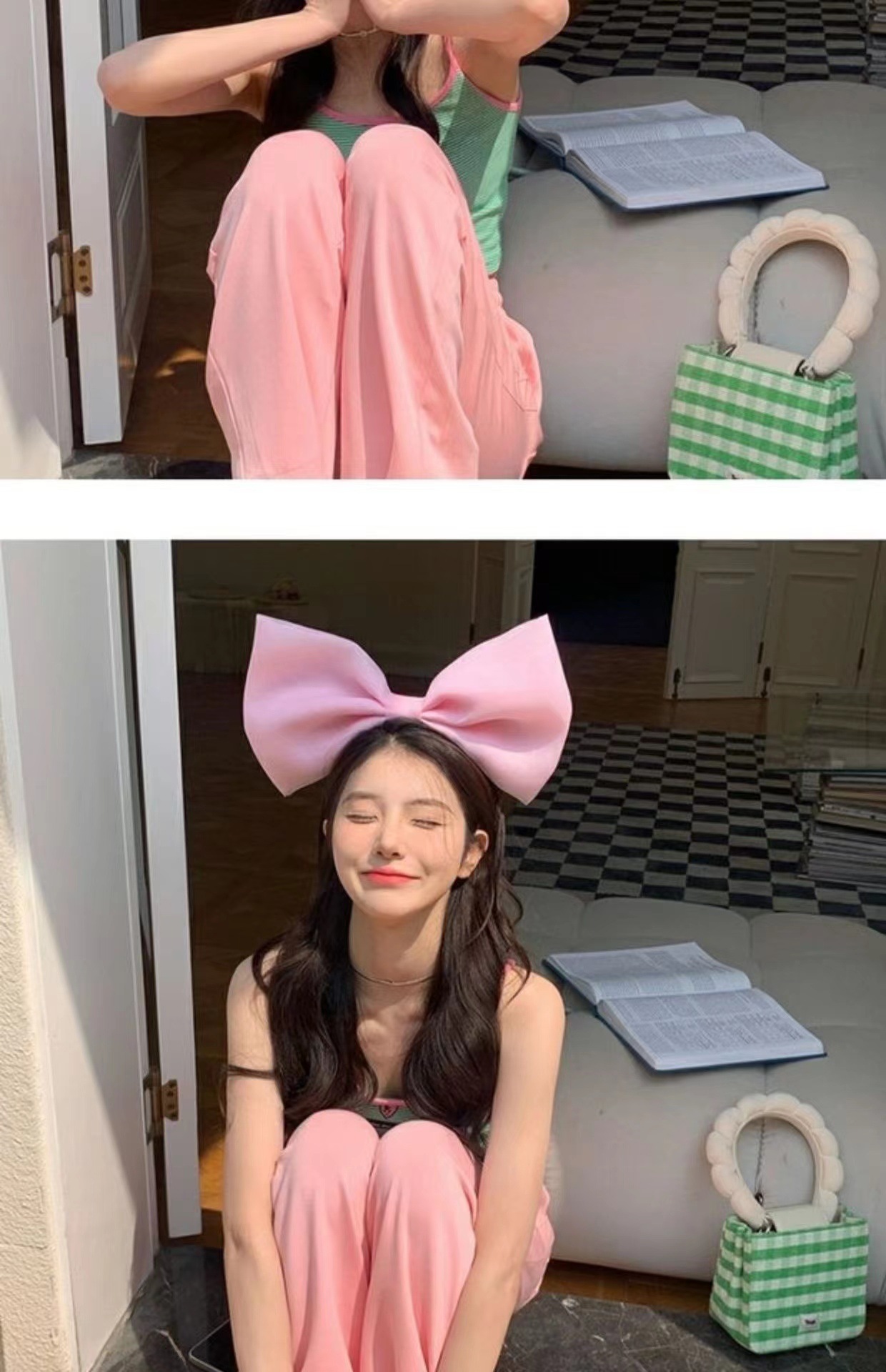 Sweet, IG Style Style Women's Sweet IG Style Bow Knot Handmade Hair Band